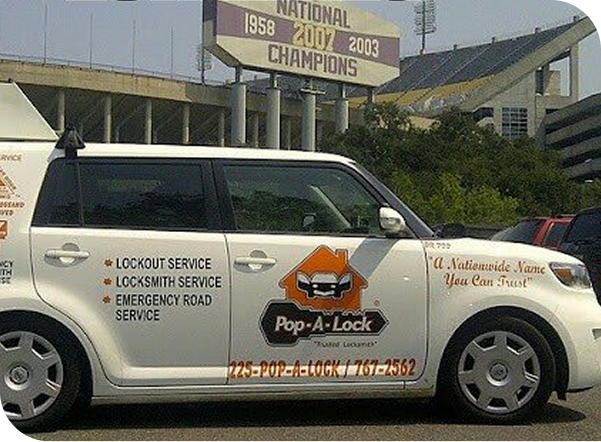 Pop-A-Lock Baton Rouge service van
